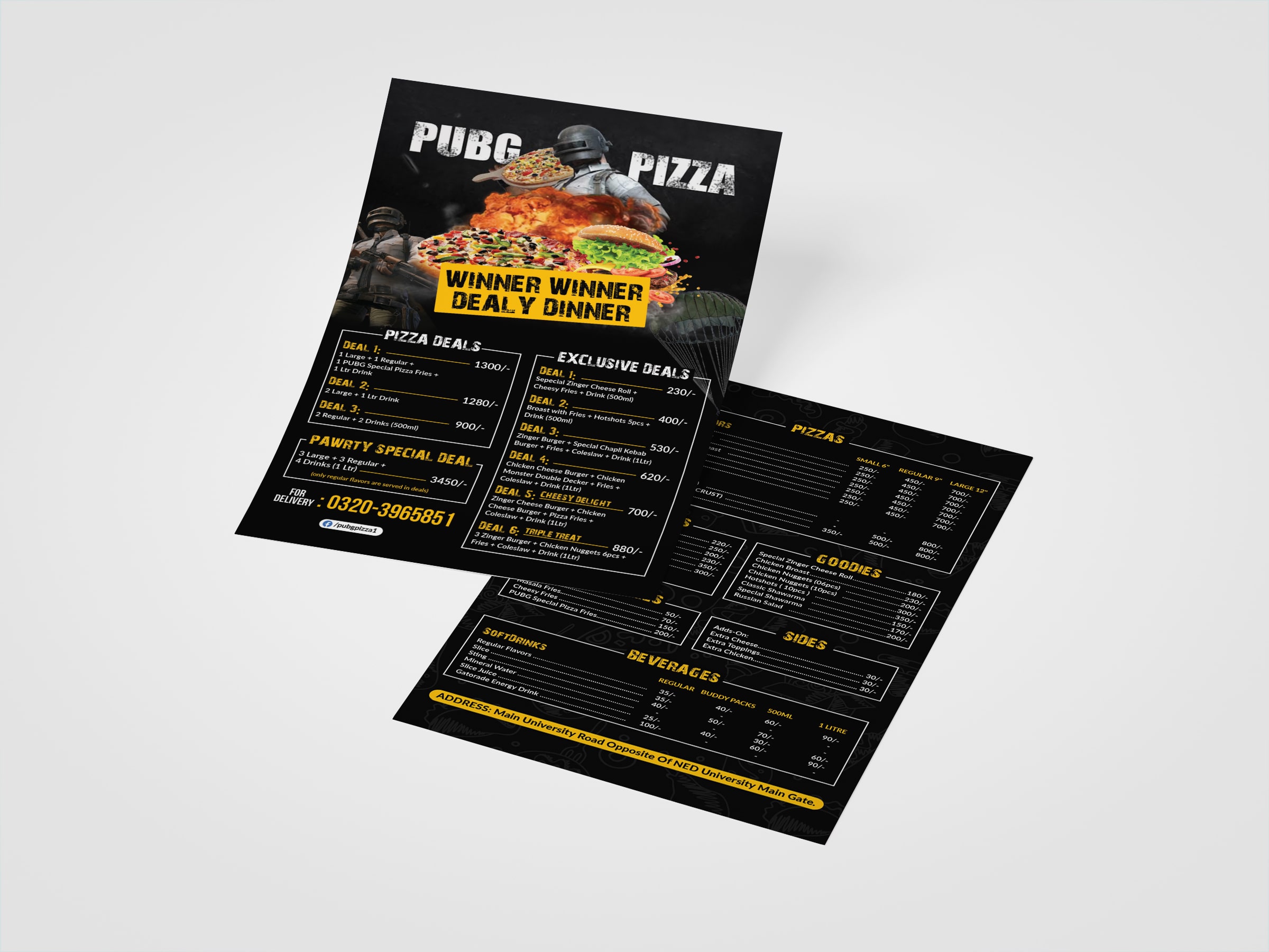 brochure design double vertical layout Gold Coast, AU 2026