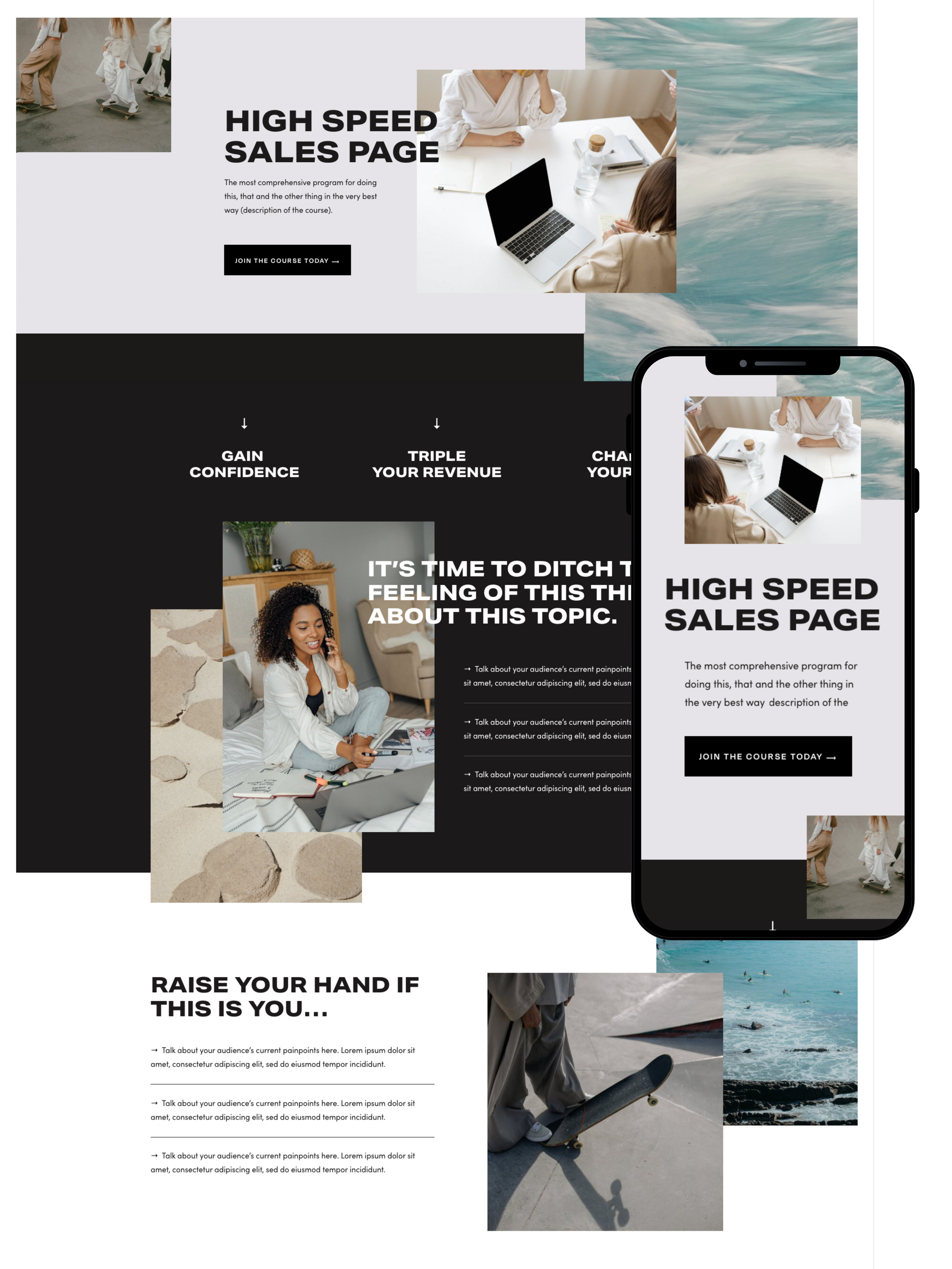 Sales Page Design | Elite Launch Design - Create in Gold Coast, AU for Higher Conversions