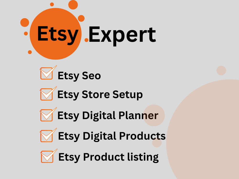 Etsy Shop Setup Service | Branding, SEO, Banner Design, Product Listings in Gold Coast, AU