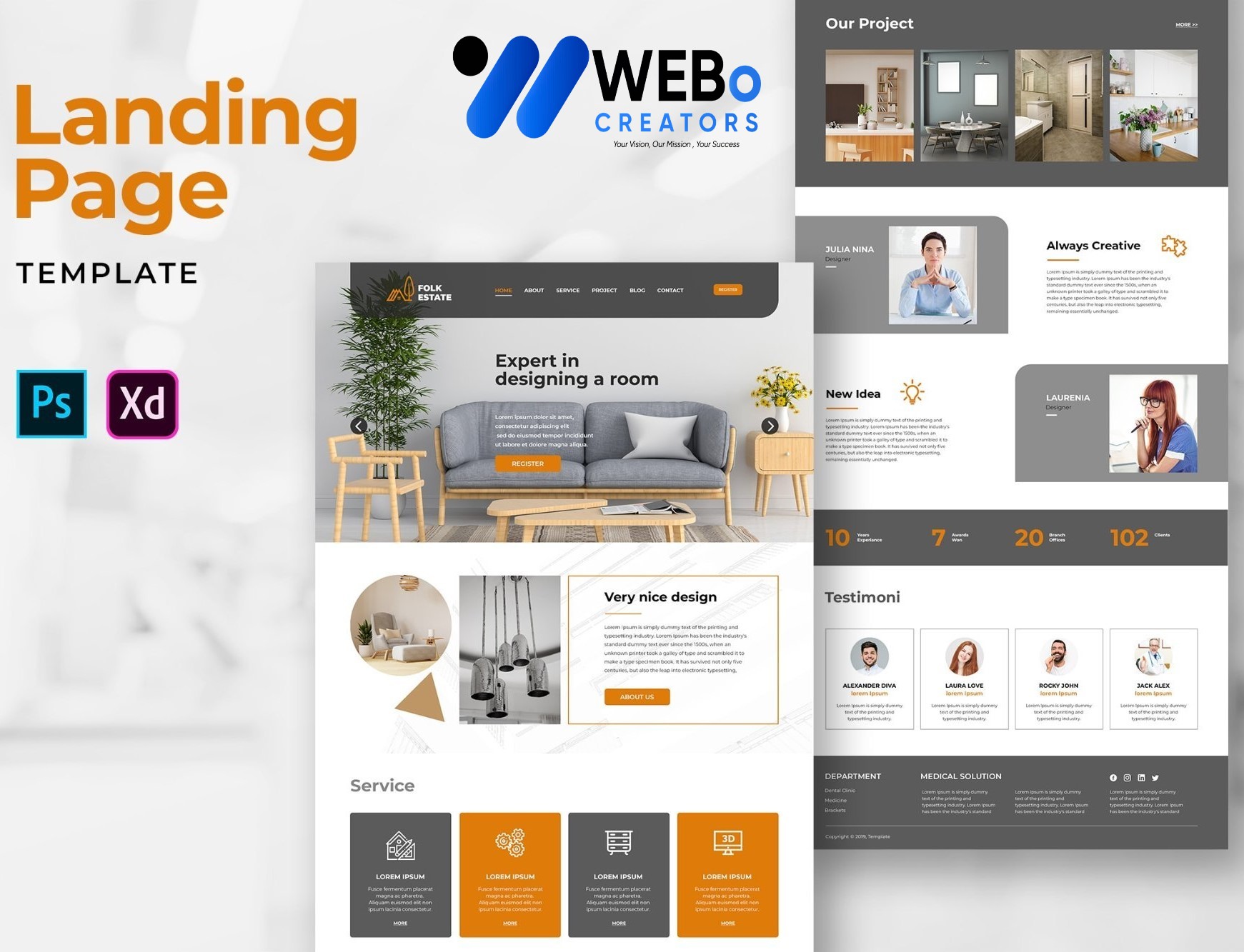 Creative Landing Page Designs, Themes, Graphic Elements for Gold Coast, AU Businesses 2026