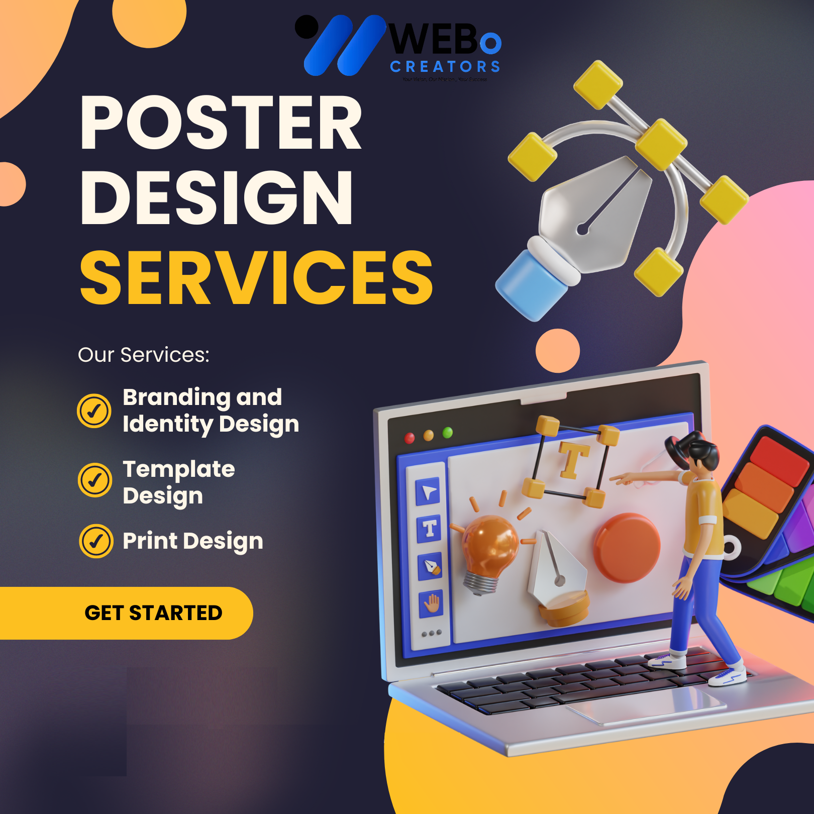 Poster Design Service | Get Powerful Advertising Poster in Gold Coast, AU for Business and Events